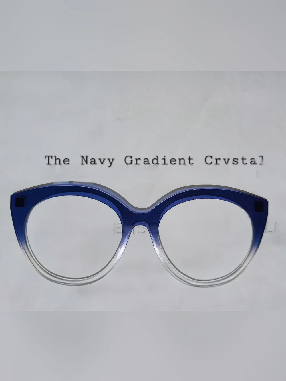 Pair Eyewear Zuri Style Magnetic Topper "The Navy Gradient Crystal"